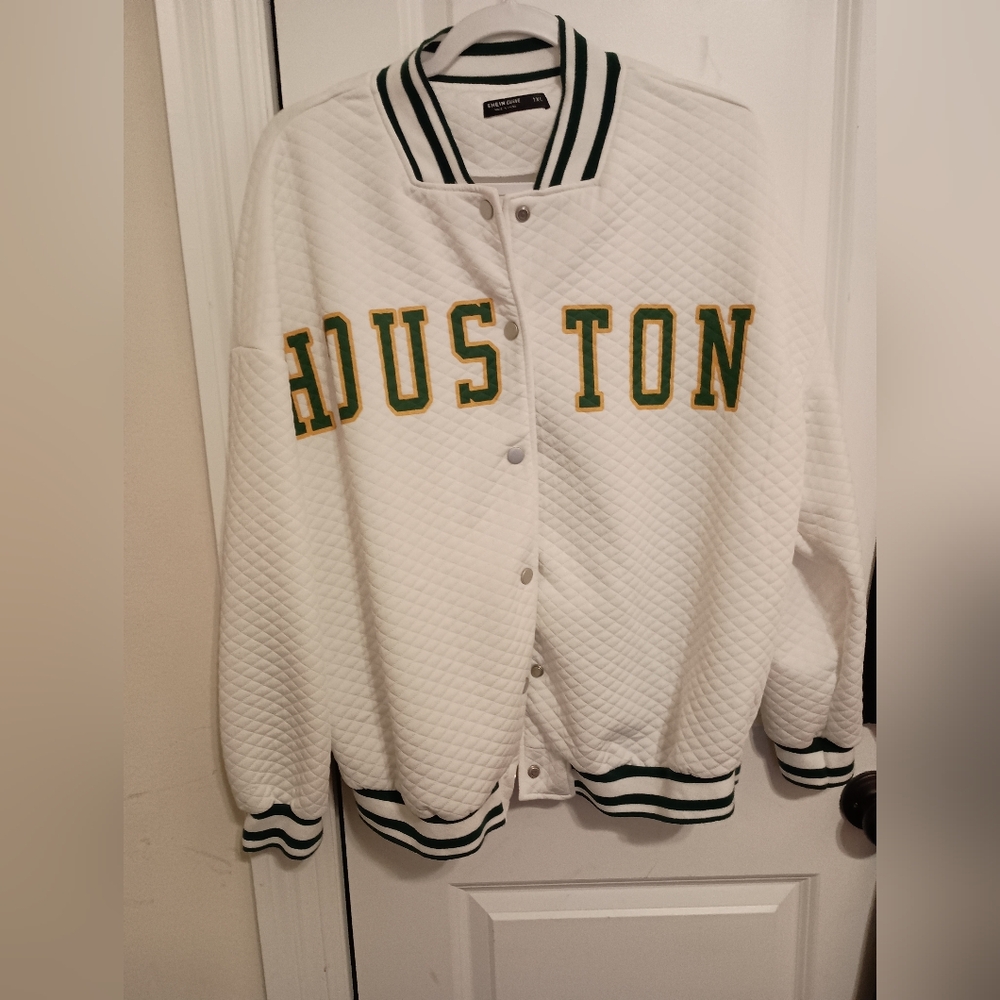 White Quilted Houston Jacket